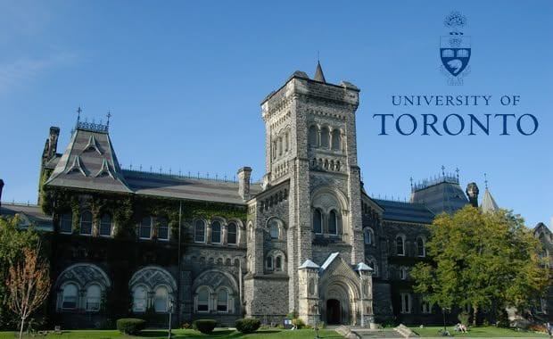 Historic stone buildings on the University of Toronto campus